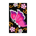 Butterfly Crystal Bling Diamond Rhinestone Jewellery stickers for mobile phone cases covers - Flower Four