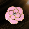 Bling Flower Alloy Rhinestone Crystal DIY Phone Case Cover Deco Kit - Pink 01