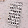 Bling Crystal Case Rhinestone Cover for iPhone 4G 4S - White