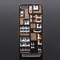Cup chain Bling Crystal Case Rhinestone Cover shell for iPhone 5 - Gold